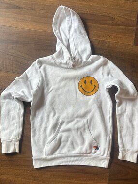 Unisex Kids Aviator Nation Hoodie Sweatshirt - Size 10